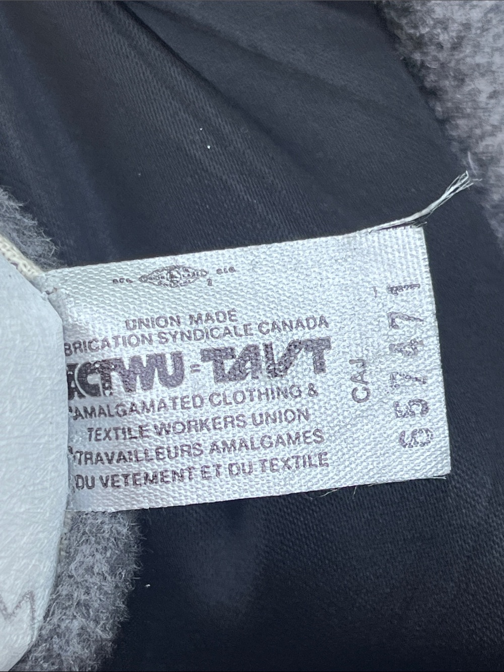 Classic Vintage Gray Wool Formal Overcoat Cashmere - Picture 10 of 11